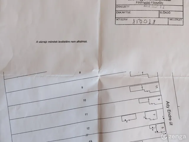 Eladó telek Szentliszló 4457 nm