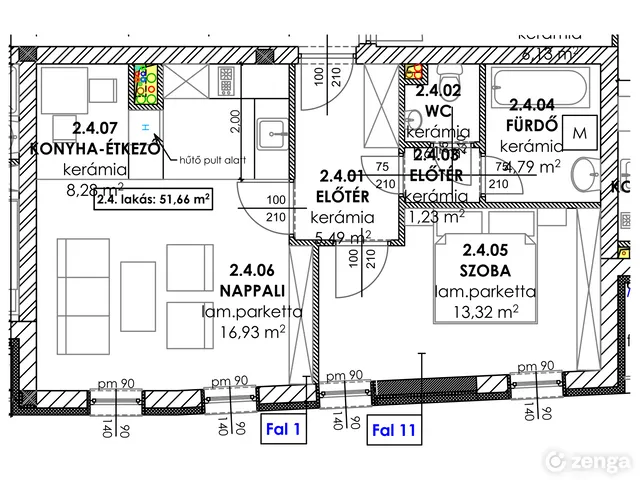 Eladó lakás Sopron 52 nm