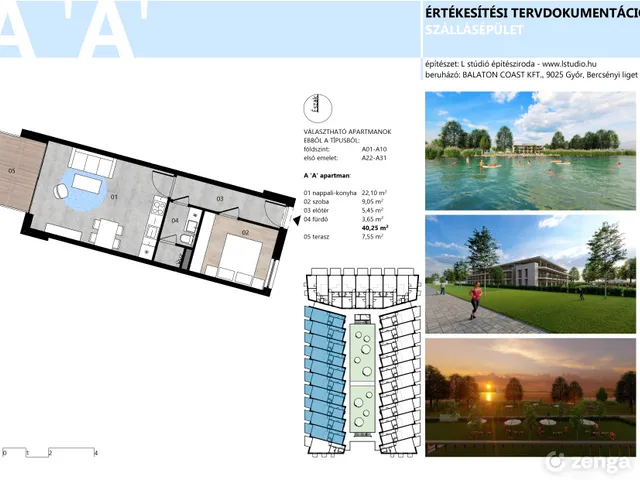 Eladó lakás Balatonmáriafürdő 40 nm