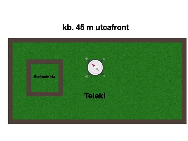 Eladó telek Kecskemét 1129 nm
