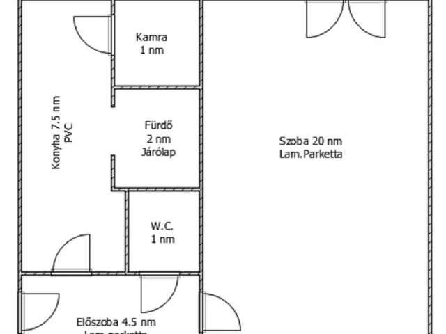 Eladó lakás Salgótarján 35 nm