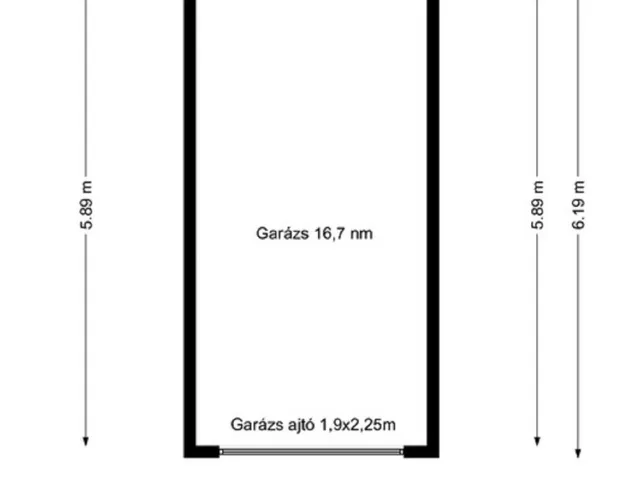 Eladó garázs Nagykanizsa, Katonarét 17 nm