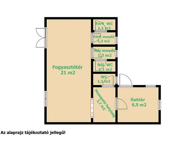 Eladó kereskedelmi és ipari ingatlan Gyula 37 nm