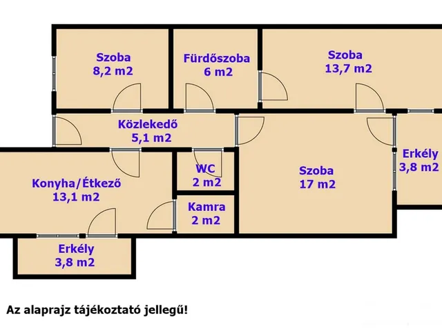 Eladó lakás Békés 71 nm