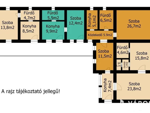 Eladó üdülő és hétvégi ház Békéscsaba, Belváros 165 nm