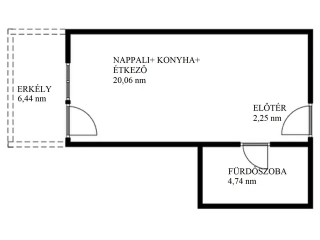 Eladó lakás Fonyód 32 nm