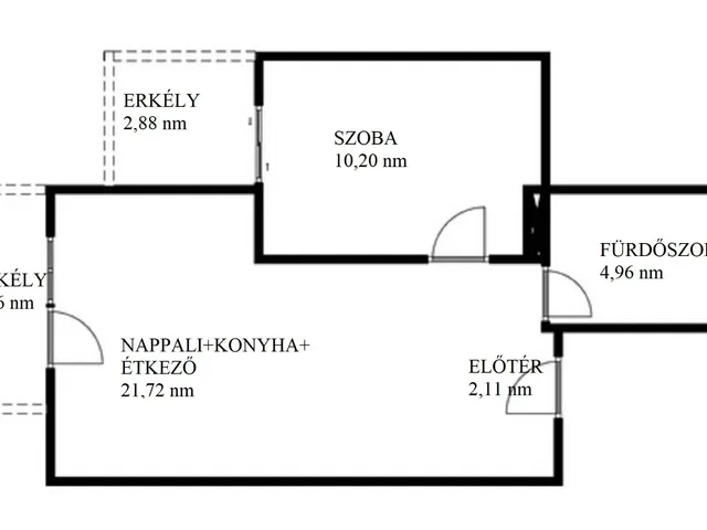 Eladó lakás Fonyód 49 nm