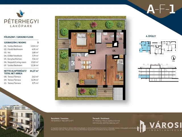Eladó lakás Budapest XI. kerület, Péterhegy 64 nm