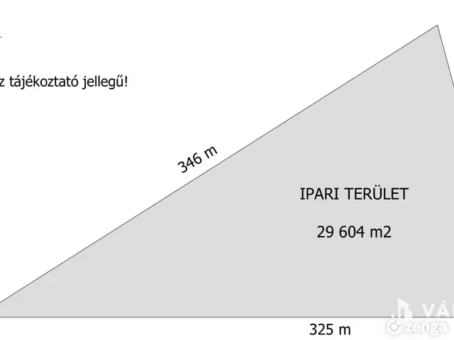Eladó telek Győr 29604 nm