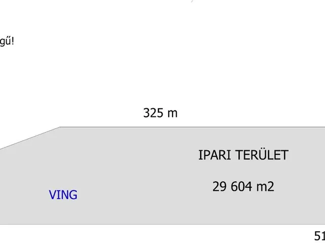 Eladó kereskedelmi és ipari ingatlan Győr 29604 nm