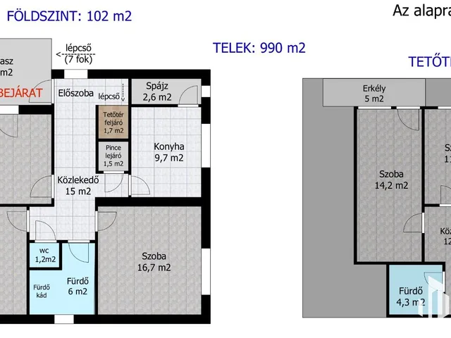 Eladó ház Győr, Ménfőcsanak 144 nm