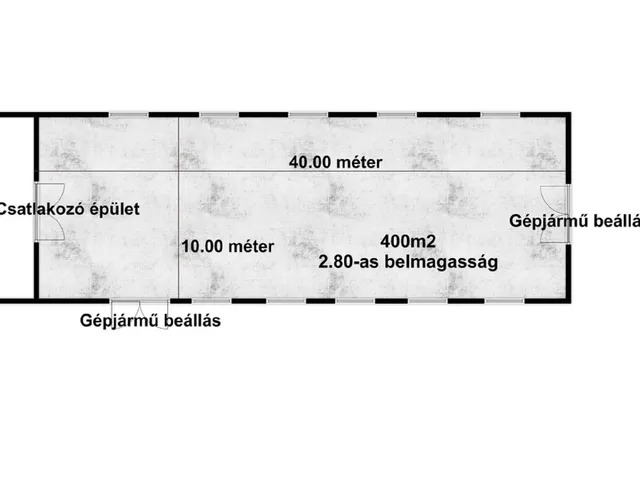 Kiadó kereskedelmi és ipari ingatlan Bag 200 nm