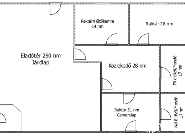 Kiadó kereskedelmi és ipari ingatlan Salgótarján 425 nm