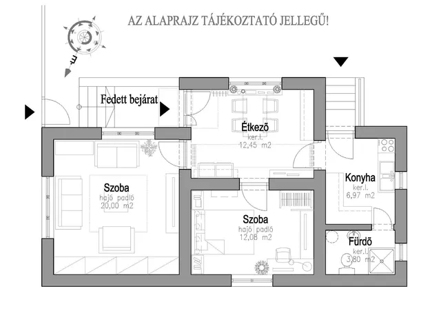 Eladó ház Mindszent 55 nm