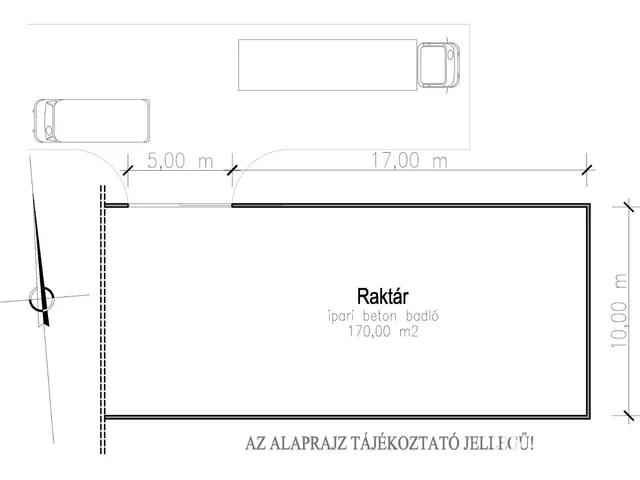 Kiadó kereskedelmi és ipari ingatlan Hódmezővásárhely 170 nm