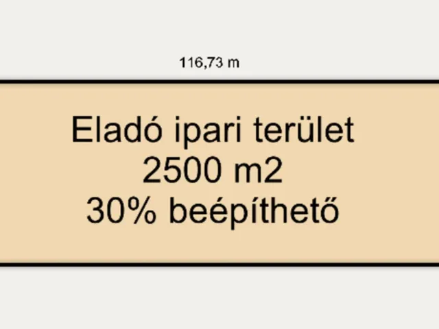 Eladó kereskedelmi és ipari ingatlan Makó 2500 nm