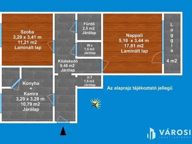 Eladó lakás Szeged, Újszeged 58 nm