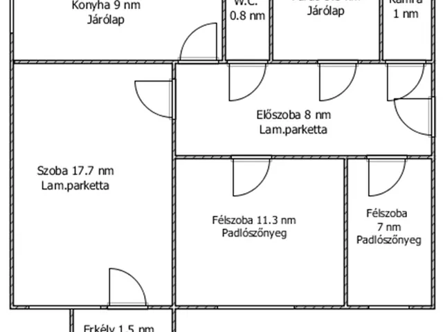 Eladó lakás Salgótarján 58 nm