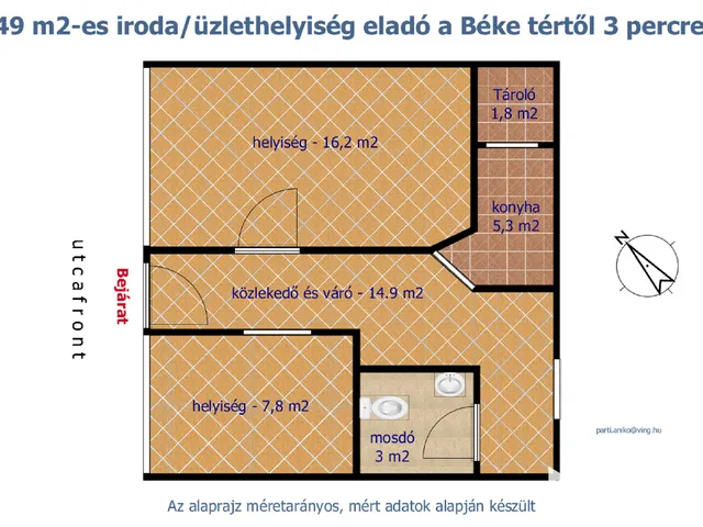 Eladó kereskedelmi és ipari ingatlan Budapest XIII. kerület, Angyalföld 49 nm