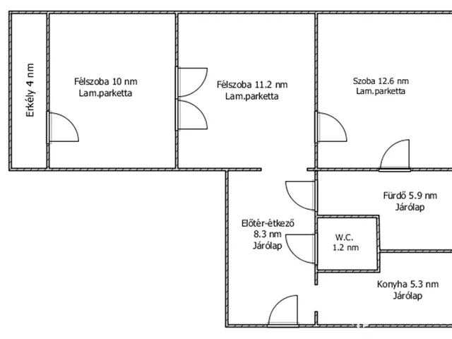 Eladó lakás Salgótarján 55 nm