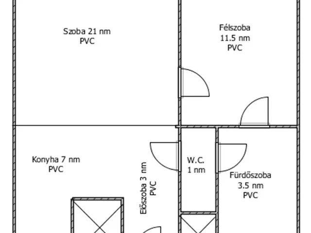 Kiadó lakás Salgótarján 46 nm