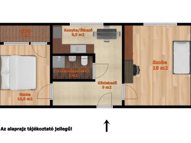 Eladó lakás Gyula, Törökzug 47 nm