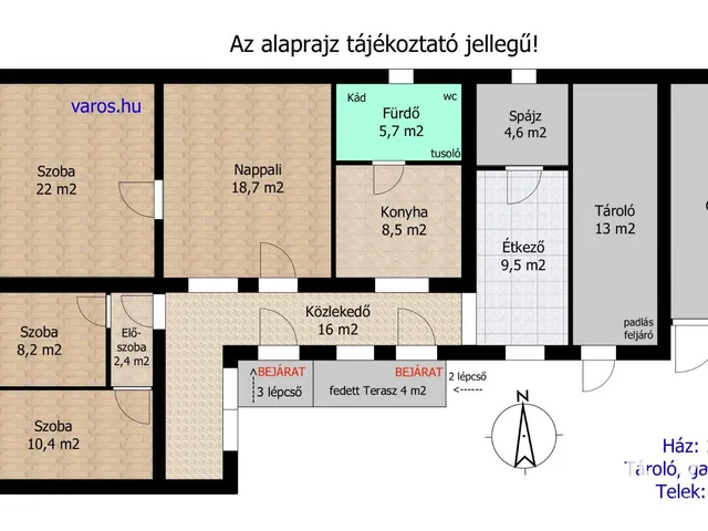 Eladó ház Győrladamér 110 nm