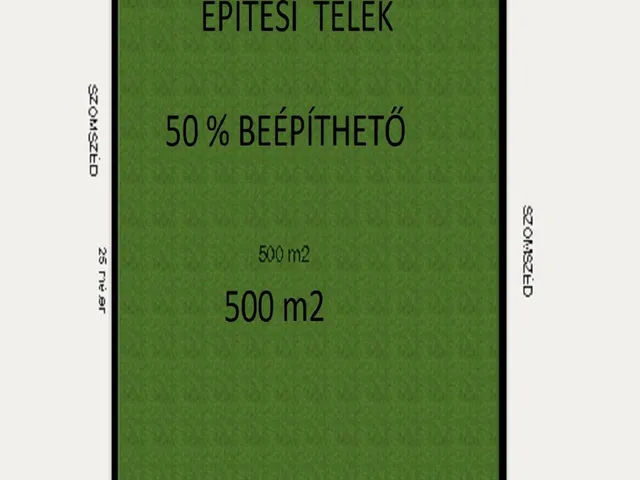 Eladó telek Orosháza 500 nm