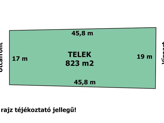 Eladó telek Szarvas 823 nm