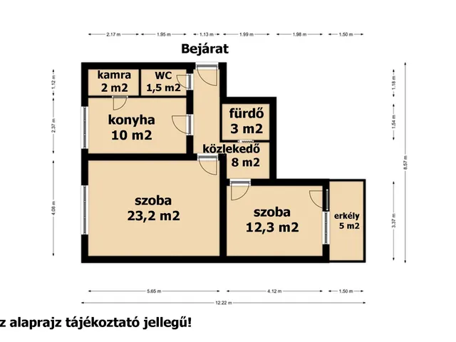 Eladó lakás Békéscsaba, Belváros 60 nm