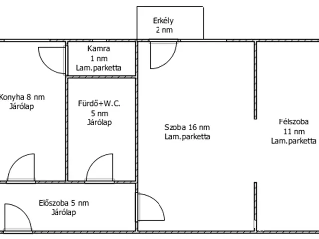 Eladó lakás Salgótarján 46 nm