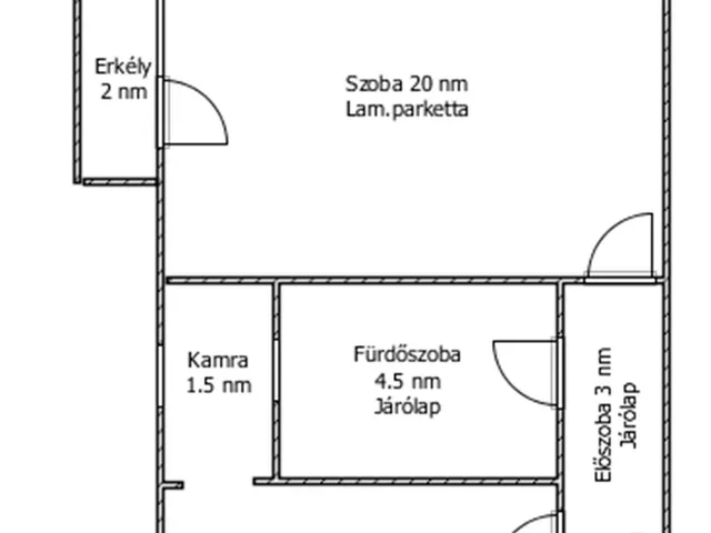 Kiadó lakás Salgótarján 38 nm