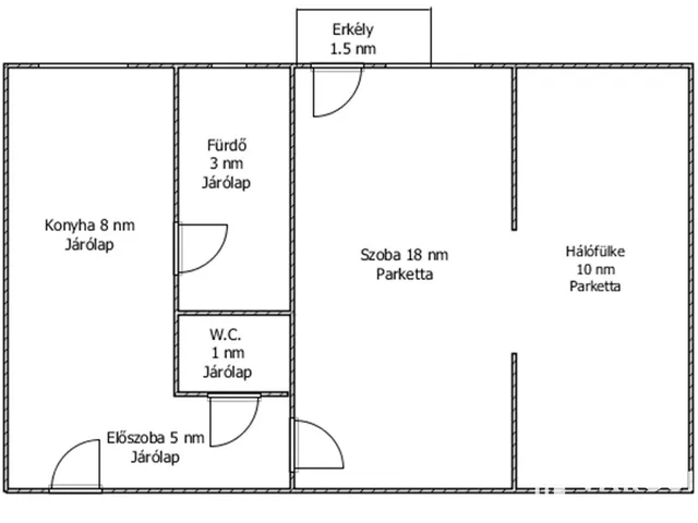 Eladó lakás Salgótarján 45 nm