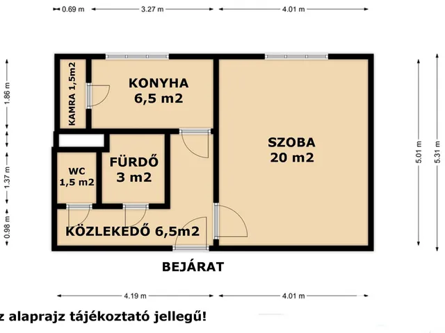 Eladó lakás Békéscsaba, Belváros 39 nm