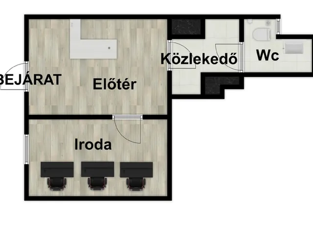 Kiadó kereskedelmi és ipari ingatlan Budapest X. kerület 33 nm