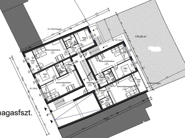 Eladó telek Debrecen, Belváros 535 nm