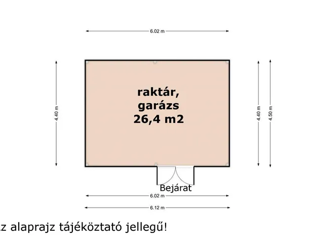 Kiadó kereskedelmi és ipari ingatlan Békéscsaba, Belváros 26 nm