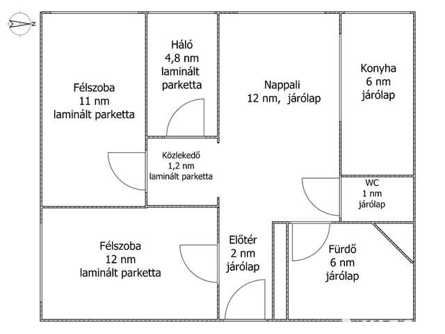 Eladó lakás Salgótarján 56 nm