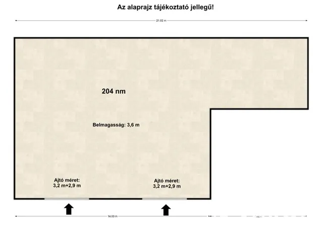 Kiadó kereskedelmi és ipari ingatlan Békéscsaba 204 nm