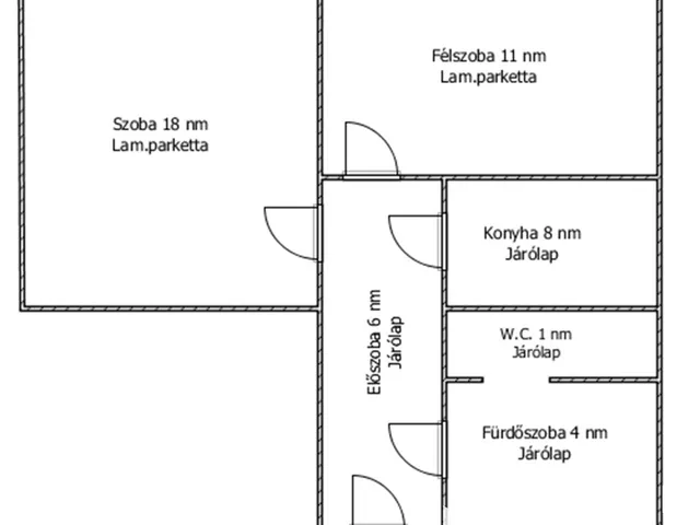 Kiadó lakás Salgótarján 48 nm