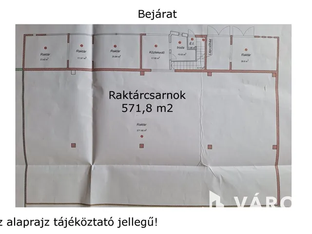 Eladó kereskedelmi és ipari ingatlan Békéscsaba, Oncsakertek 100 nm