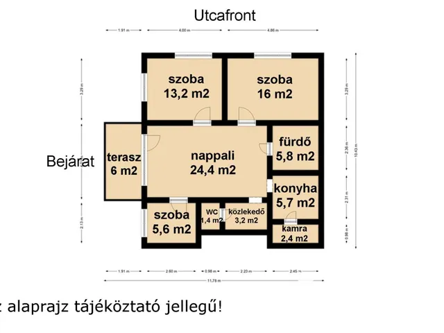 Eladó ház Békéscsaba, Belváros 73 nm