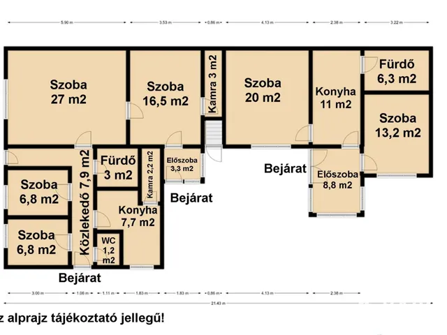 Eladó ház Békéscsaba, Millenniumi lakótelep 144 nm