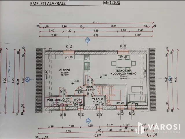 Eladó kereskedelmi és ipari ingatlan Debrecen, Vargakert 104 nm