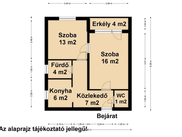 Eladó lakás Békéscsaba 53 nm
