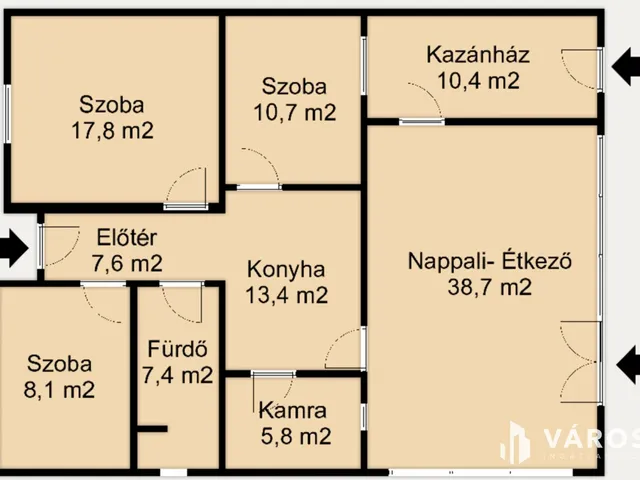 Eladó ház Hódmezővásárhely 120 nm