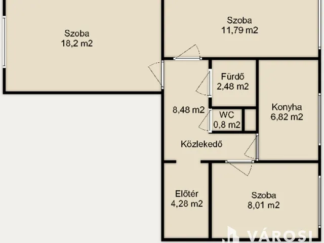 Eladó lakás Szeged, Felsőváros 60 nm