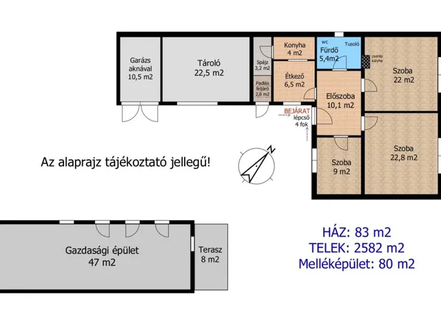 Eladó ház Győrújbarát 83 nm
