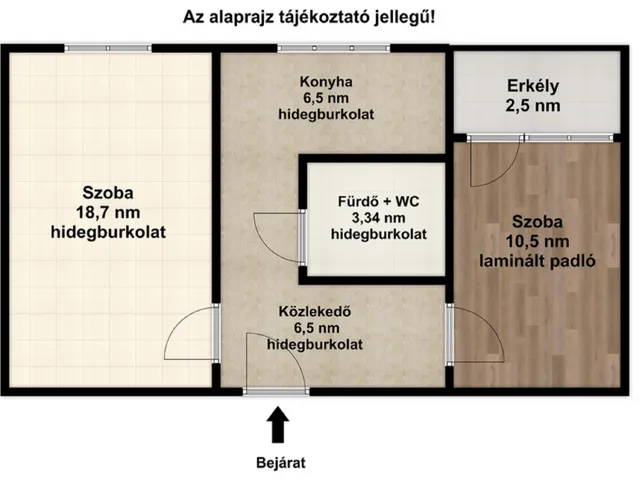 Eladó lakás Szeged, Felsőváros 47 nm