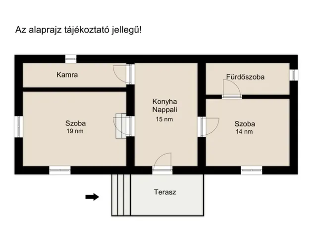 Eladó ház Borsodgeszt 60 nm
